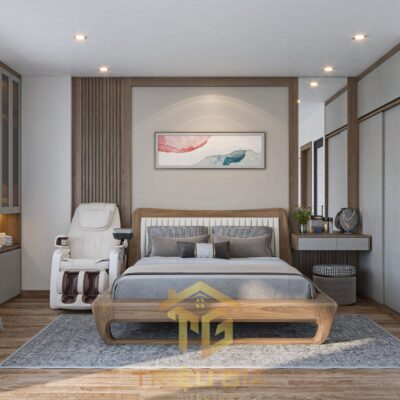 Nội thất phòng ngủ Biệt thự Xuân Đỉnh